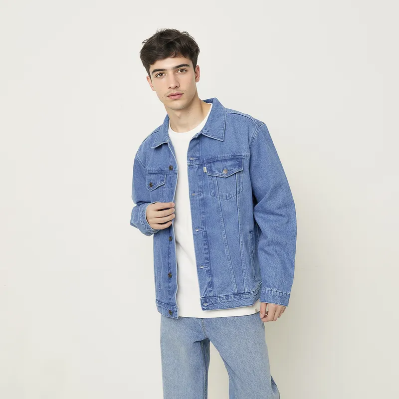 BEARCLIFF - Chaqueta De Jeans Hombre Bearcliff