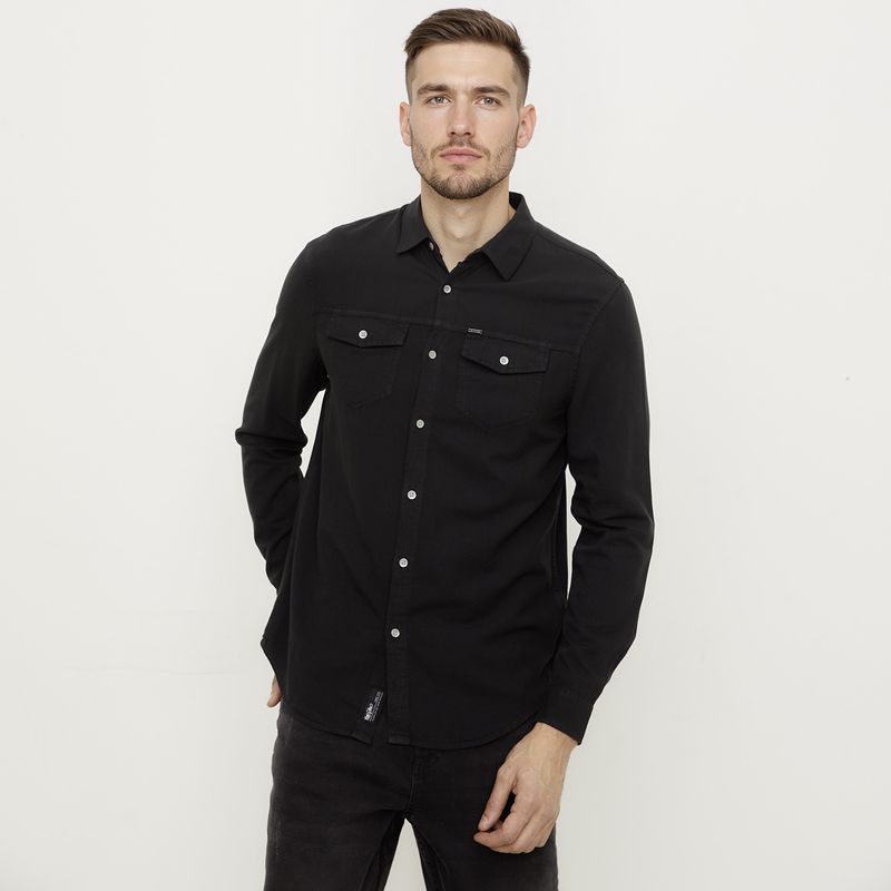 MOSSIMO - Camisa Manga Larga Hombre Mossimo