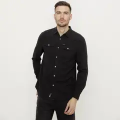MOSSIMO - Camisa Manga Larga Hombre