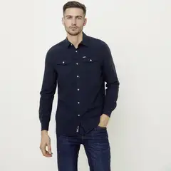 MOSSIMO - Camisa Manga Larga Hombre