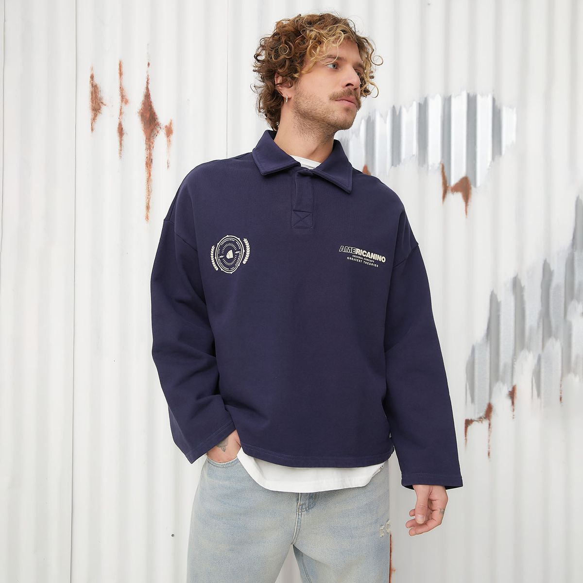 AMERICANINO - Polerón Hombre Americanino