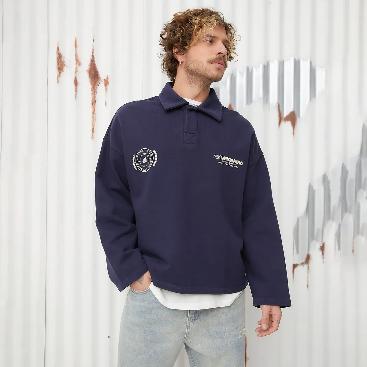 AMERICANINO - Polerón Hombre Americanino