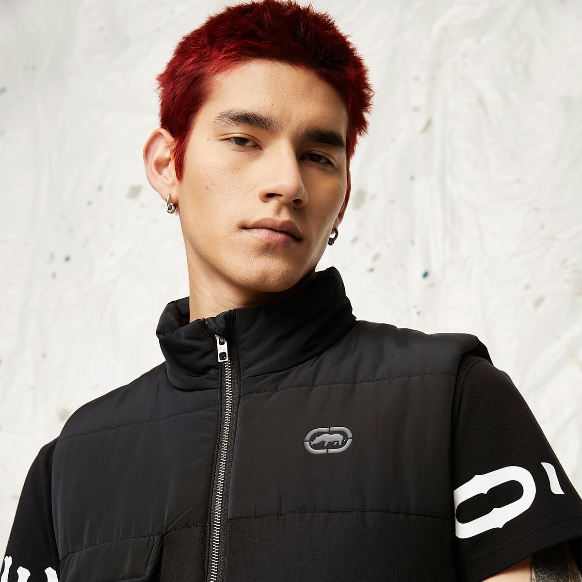 ECKO - Parka Sin Mangas Hombre Ecko