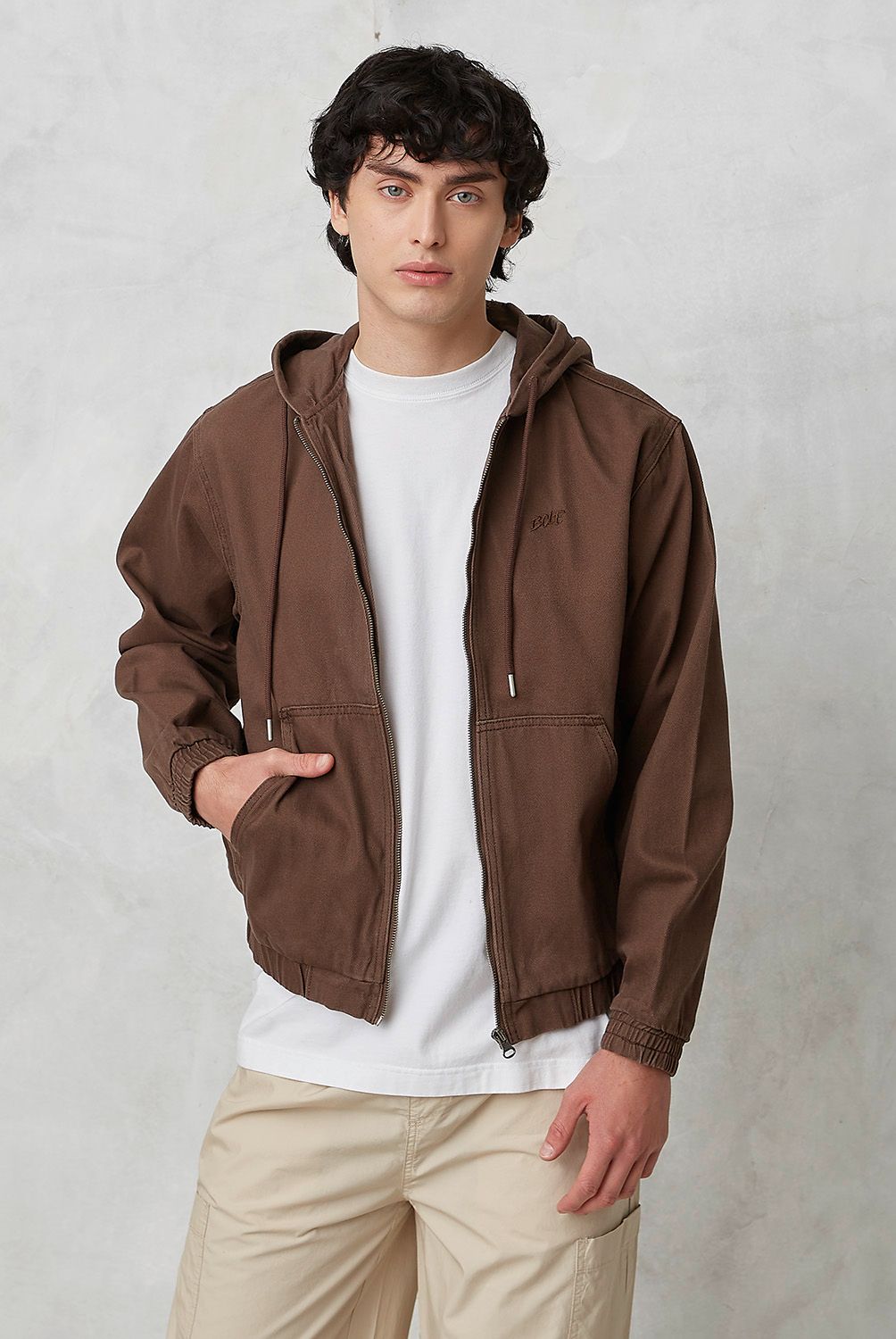BEARCLIFF - Chaqueta De Jeans Hombre Bearcliff