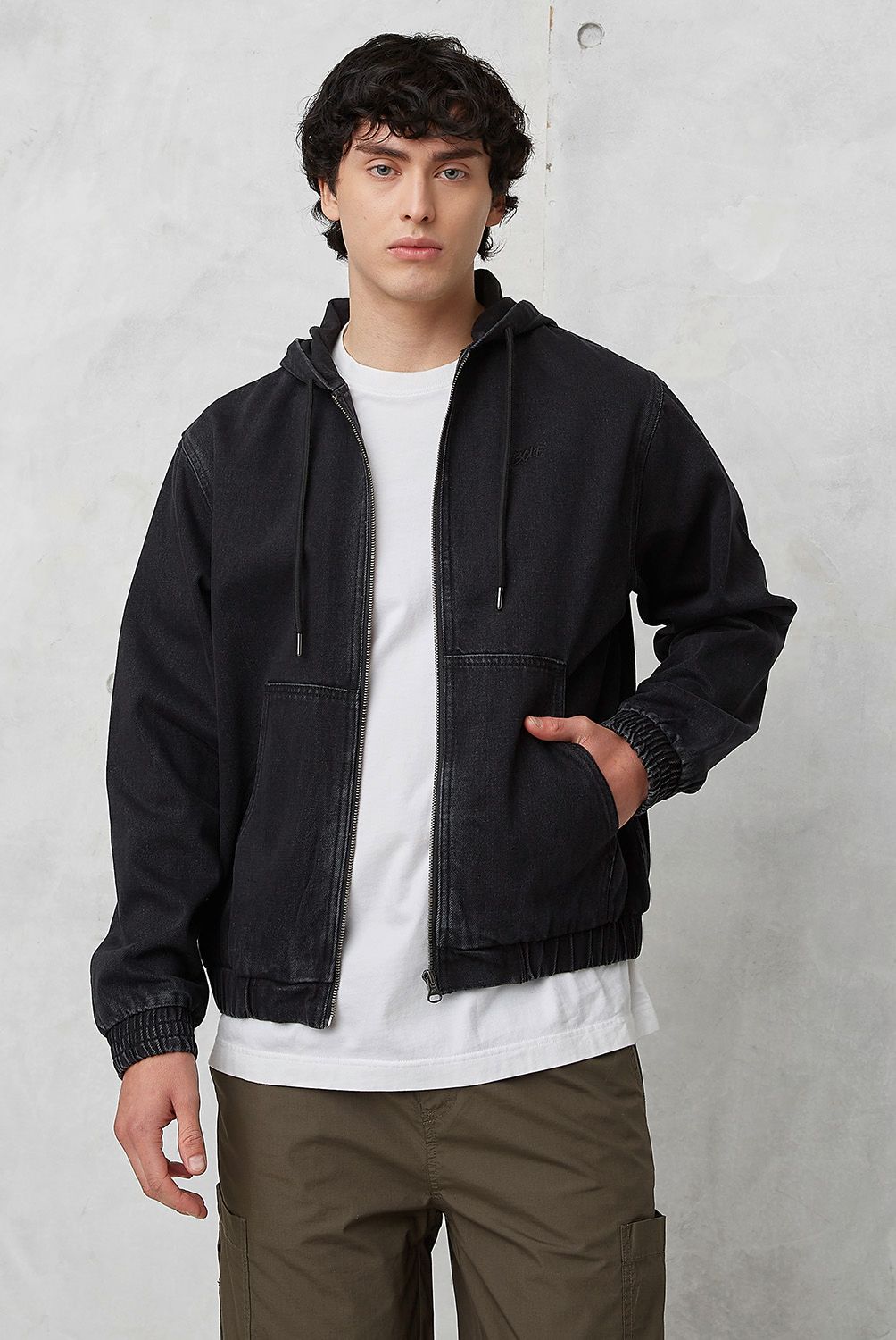BEARCLIFF - Chaqueta De Jeans Hombre Bearcliff