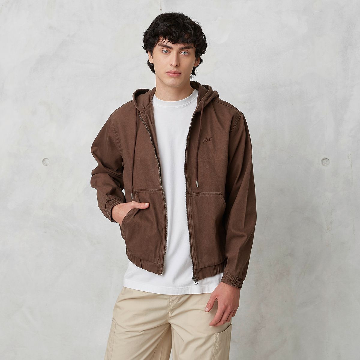 BEARCLIFF - Chaqueta De Jeans Hombre Bearcliff