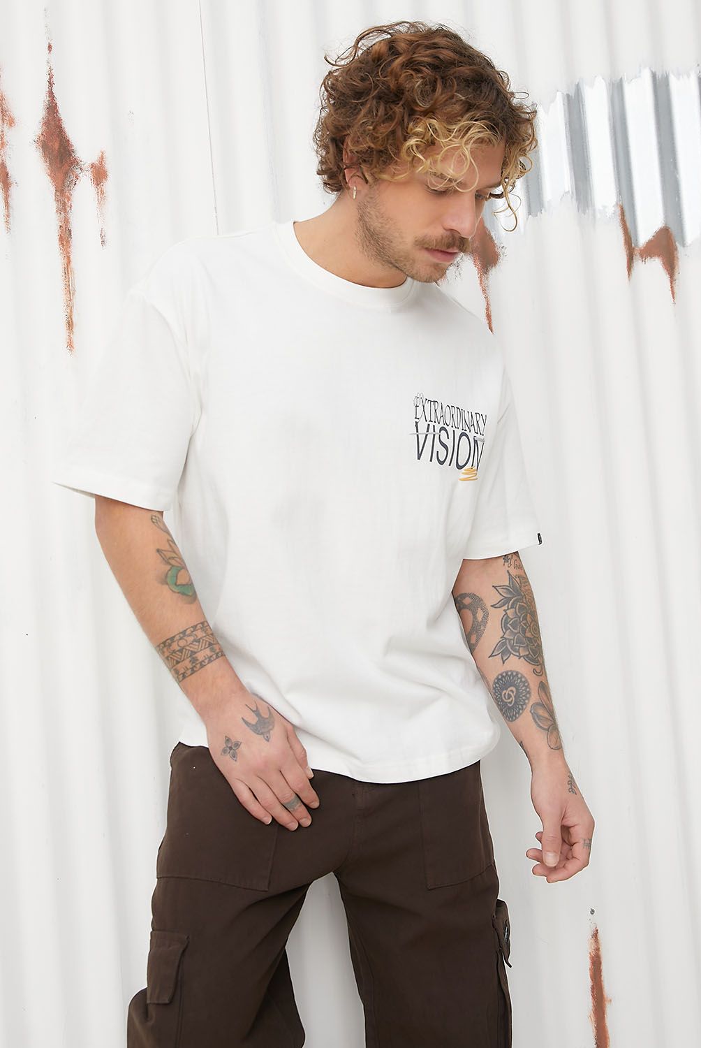 AMERICANINO - Polera Manga Corta Hombre Americanino