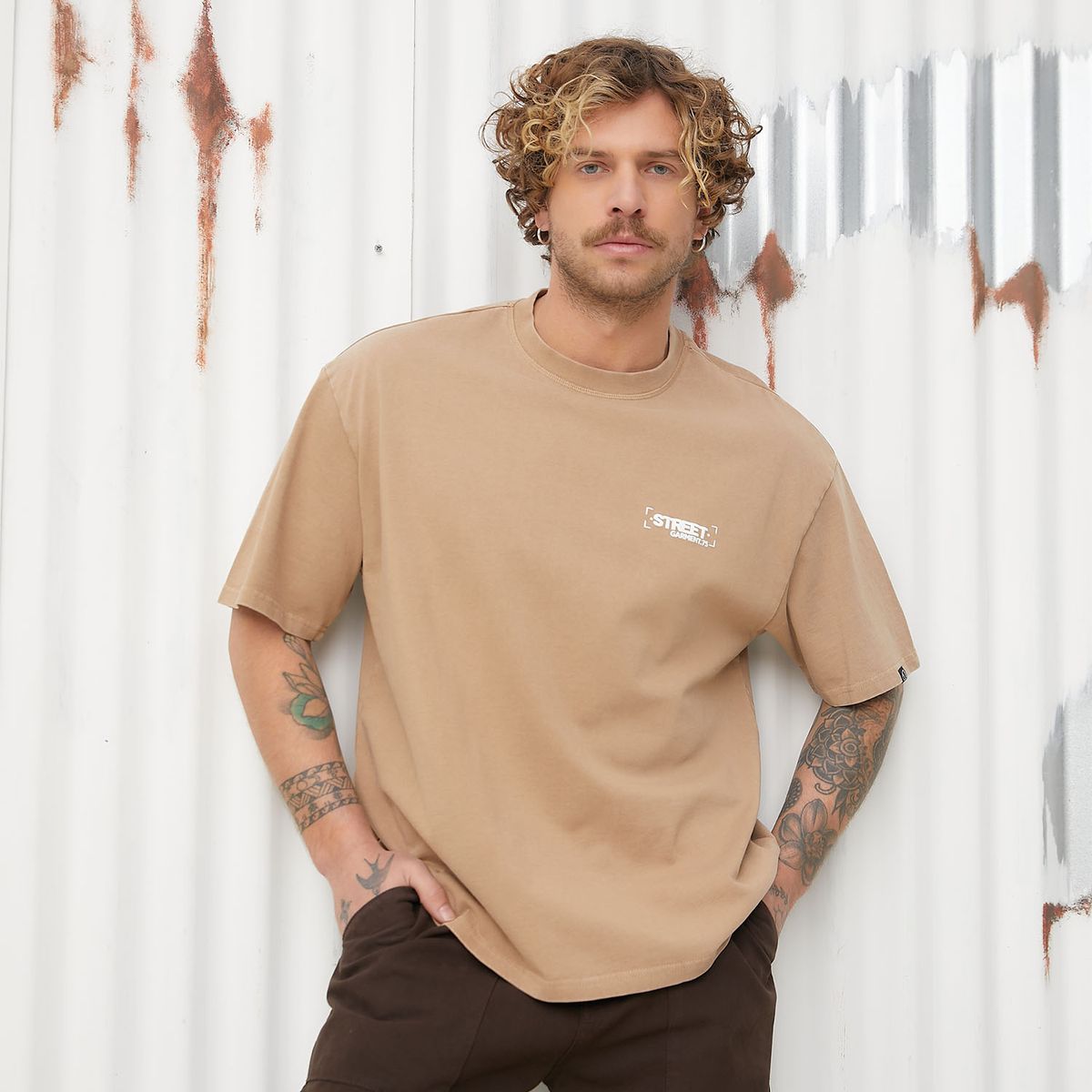 AMERICANINO - Polera Manga Corta Hombre Americanino