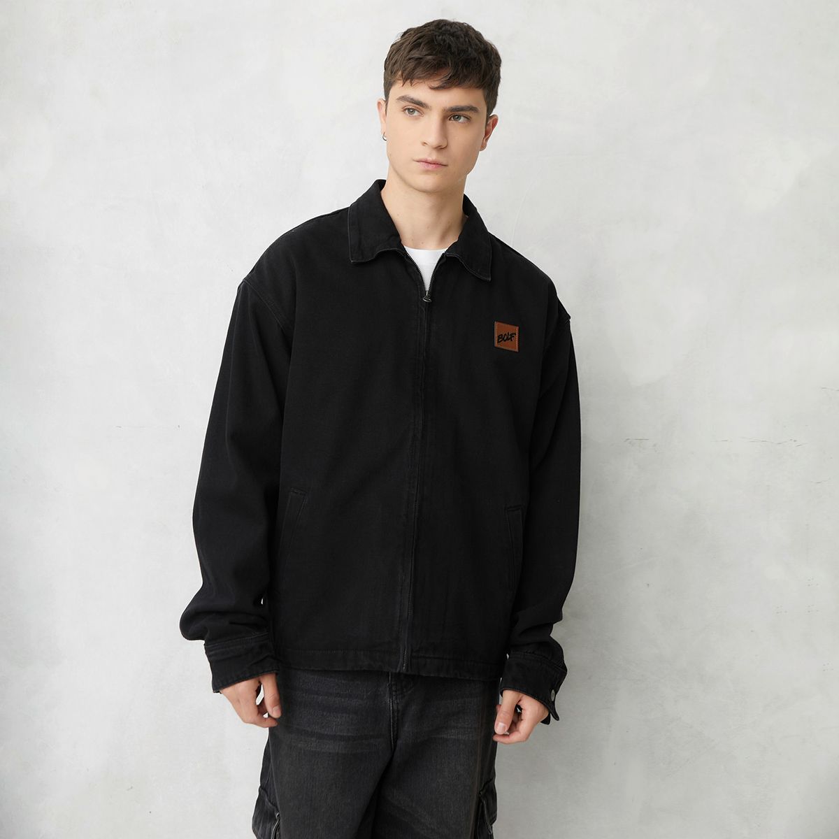 BEARCLIFF - Chaqueta De Jeans Hombre Bearcliff