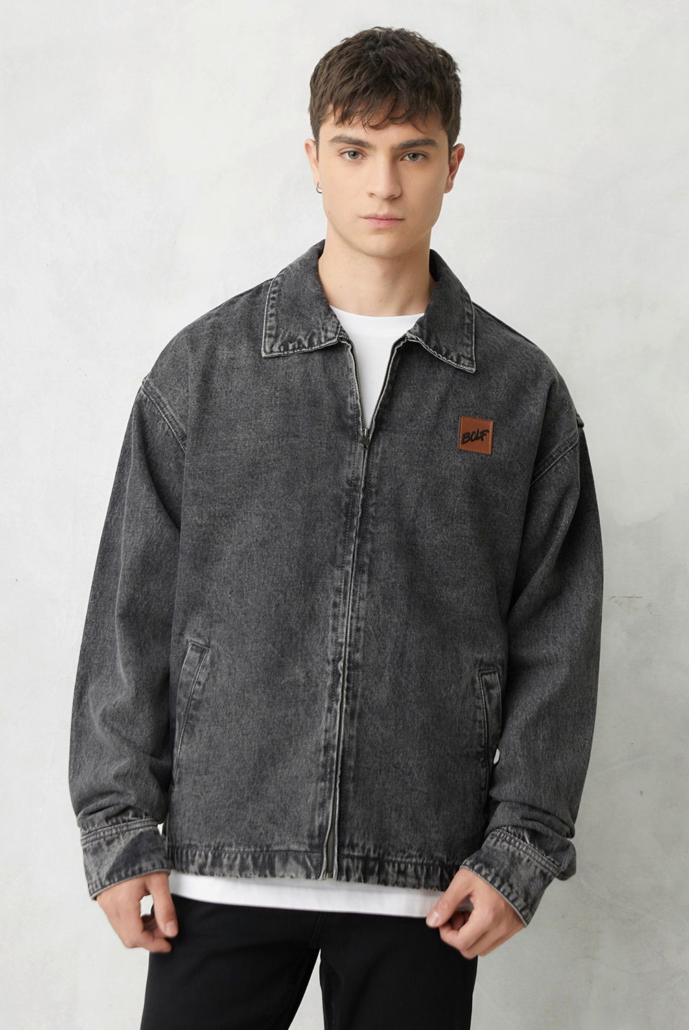 BEARCLIFF - Chaqueta De Jeans Hombre Bearcliff