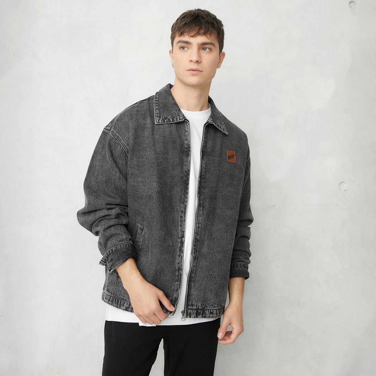 BEARCLIFF - Chaqueta De Jeans Hombre Bearcliff