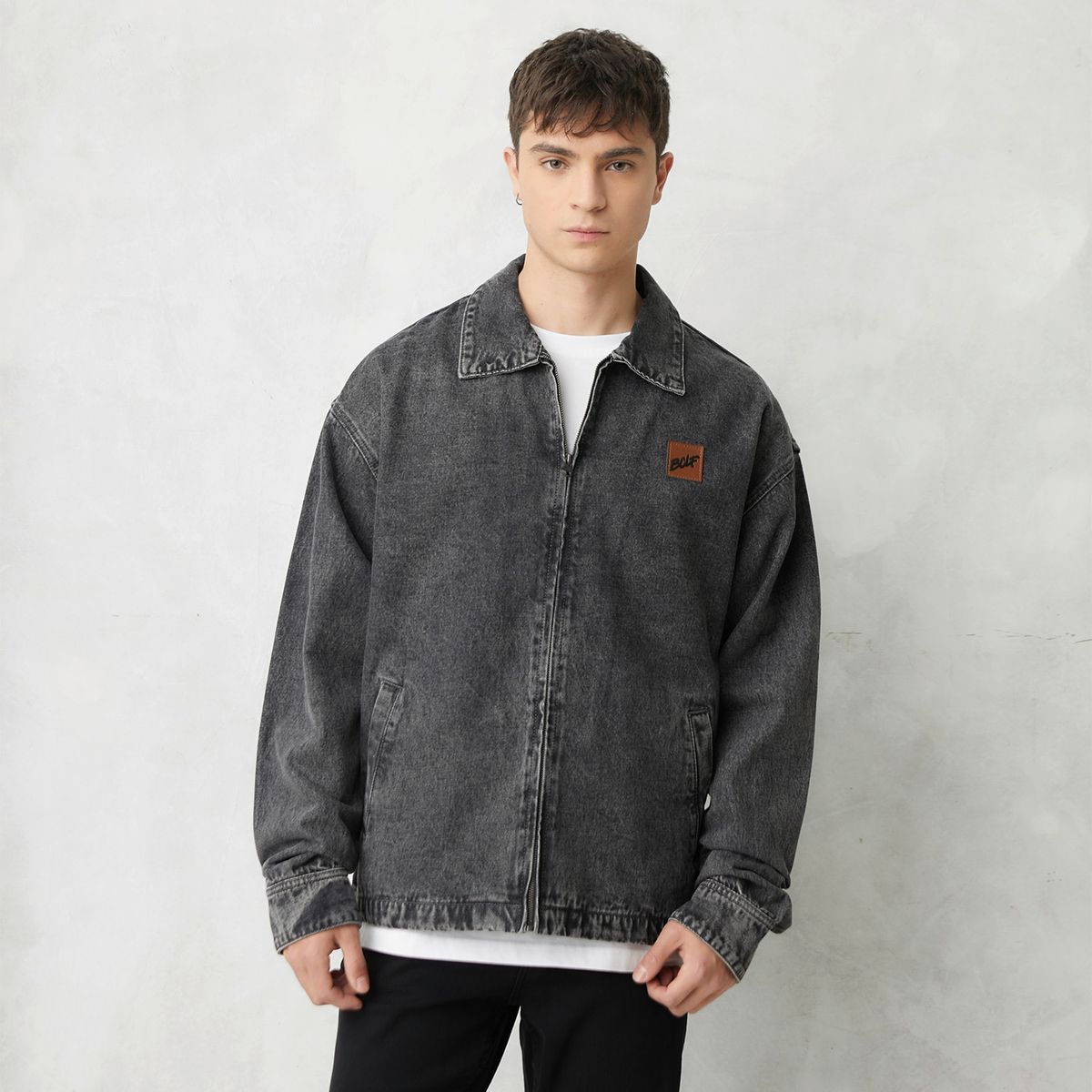 BEARCLIFF - Chaqueta De Jeans Hombre Bearcliff