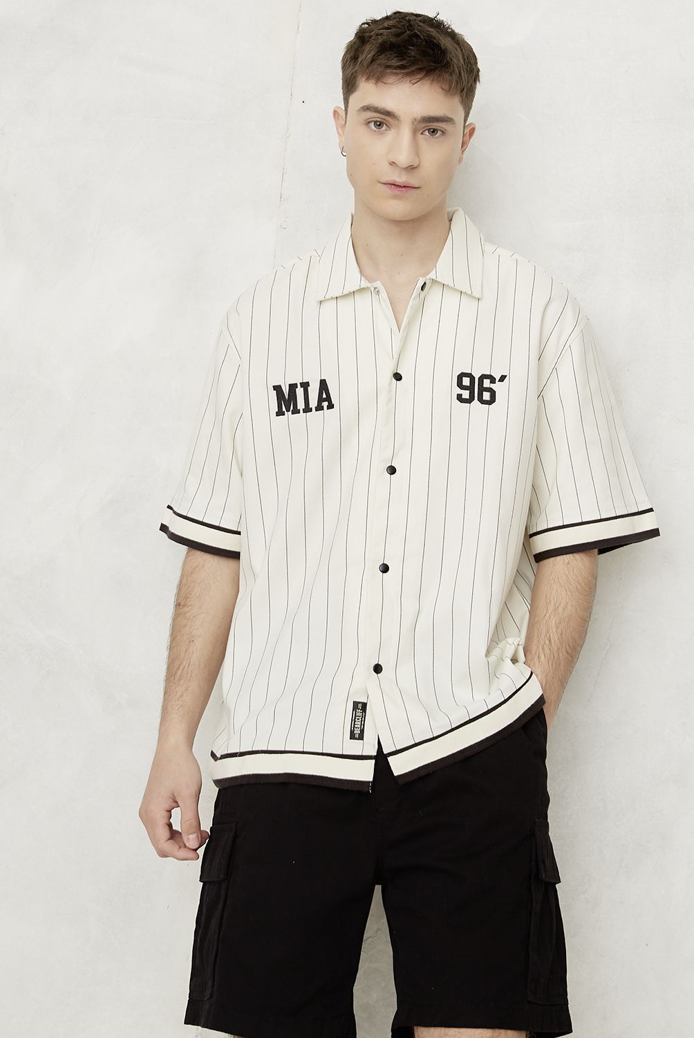 BEARCLIFF - Camisa Casual Manga Corta Hombre Bearcliff