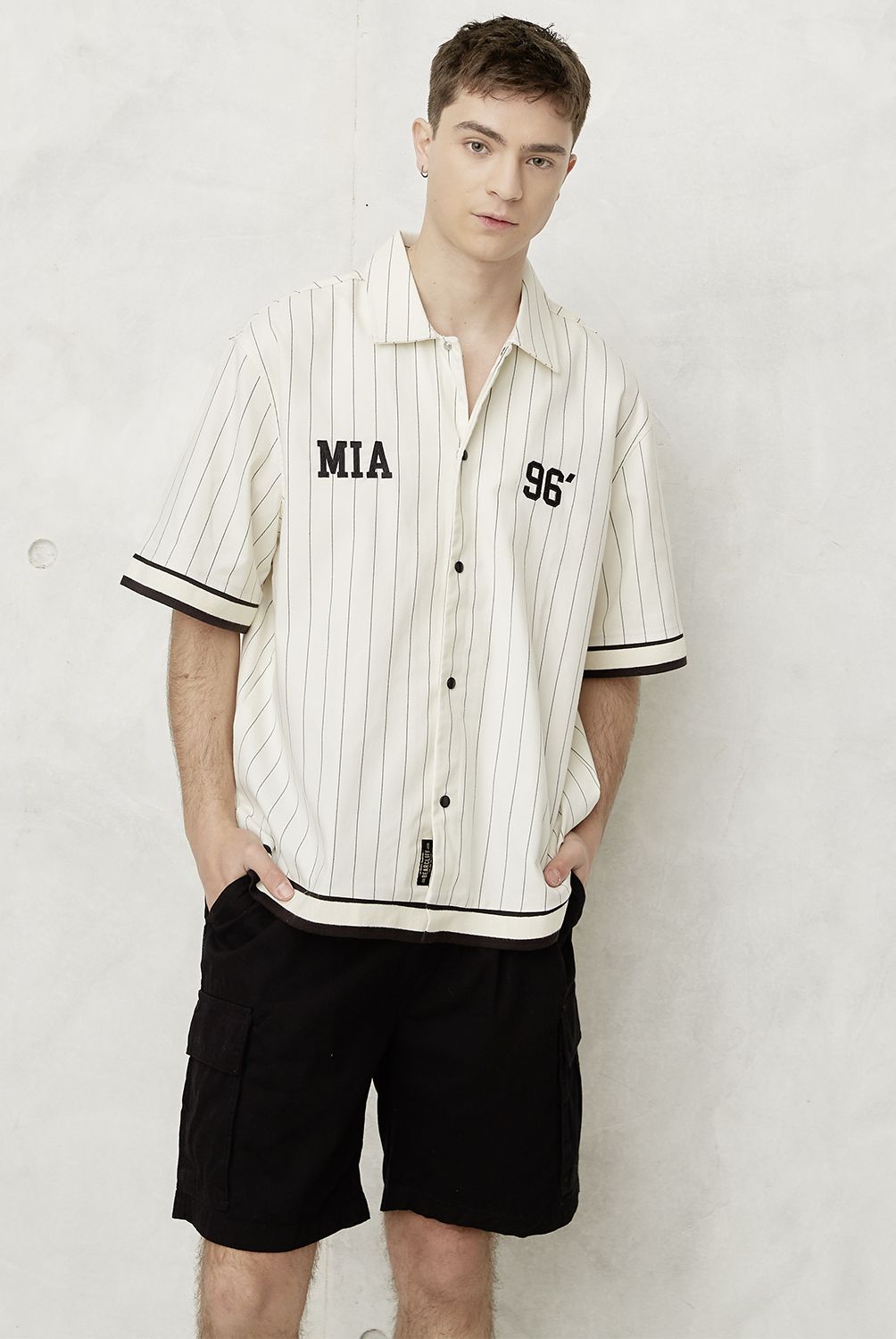 BEARCLIFF - Camisa Casual Manga Corta Hombre Bearcliff