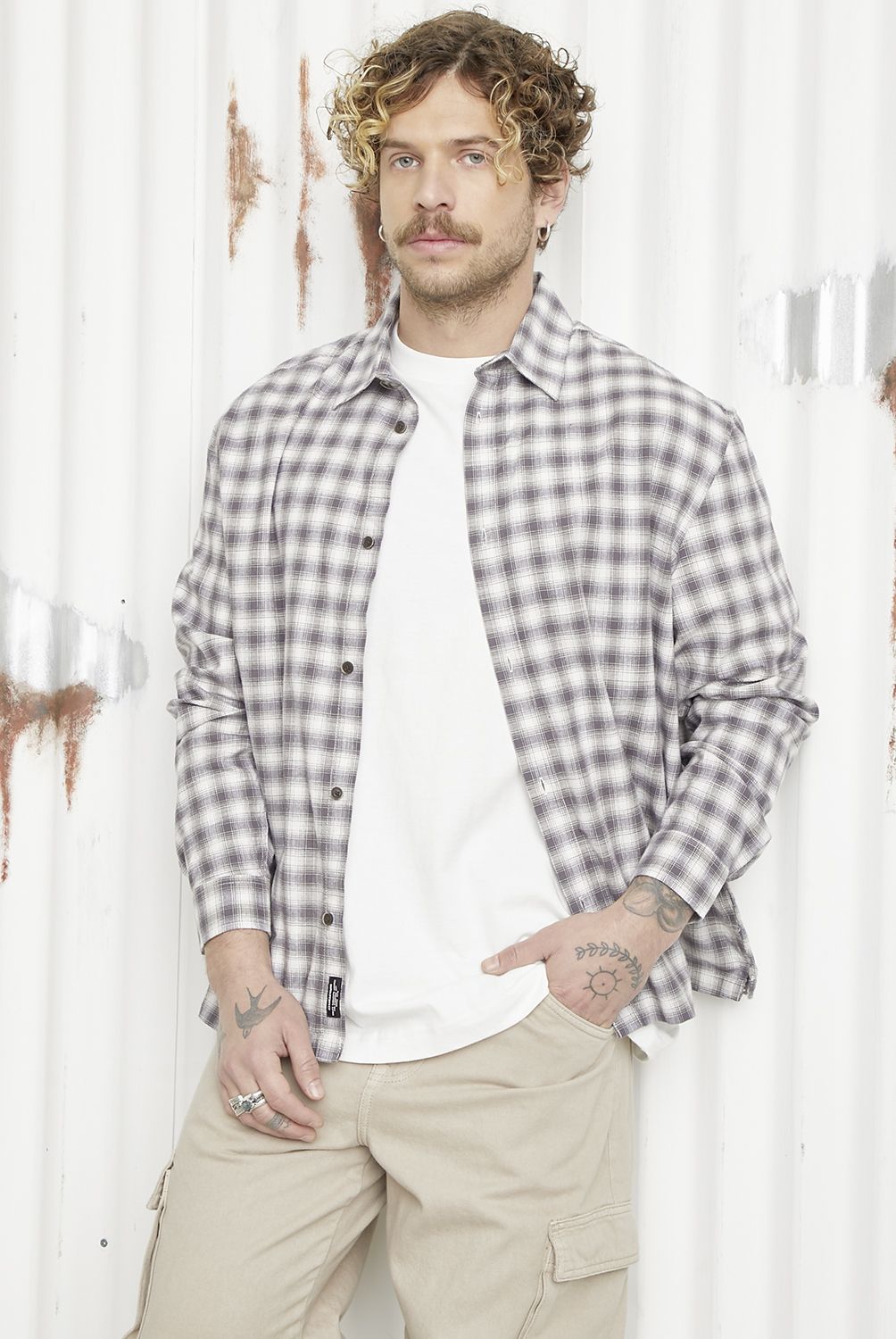 AMERICANINO - Camisa Casual Hombre Americanino