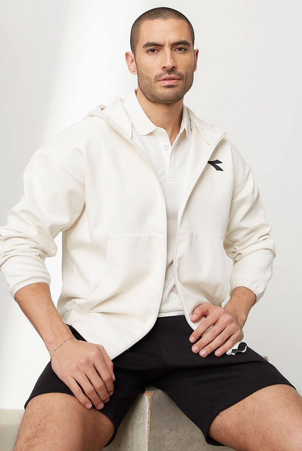 DIADORA - Polerón Full Zipper Hombre Diadora