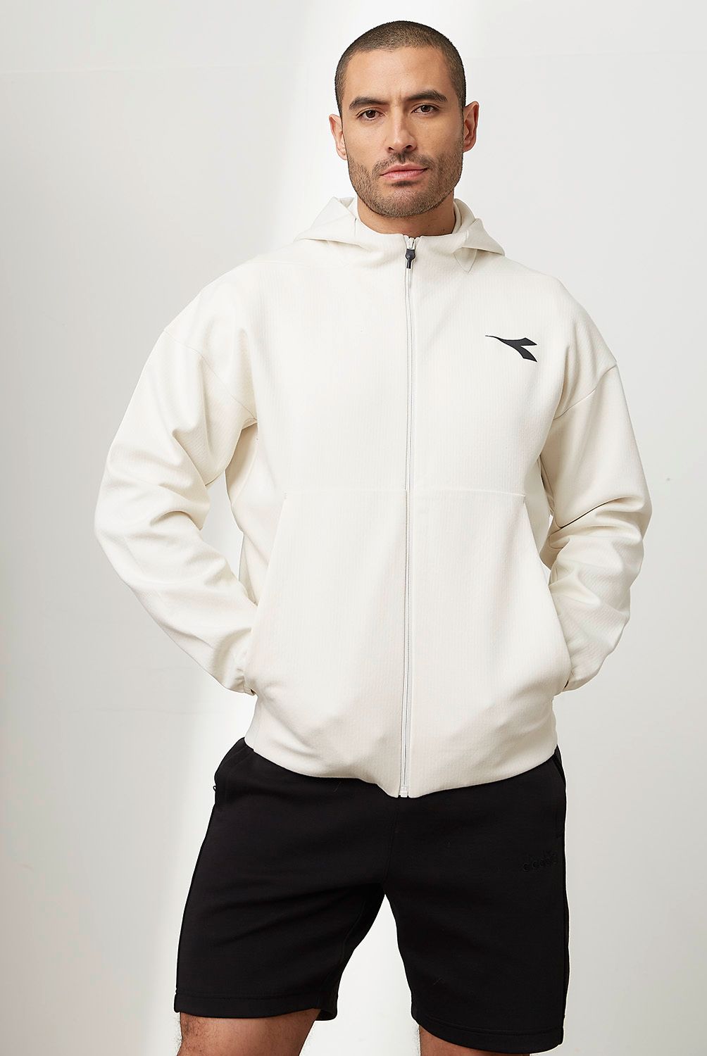 DIADORA - Polerón Full Zipper Hombre Diadora