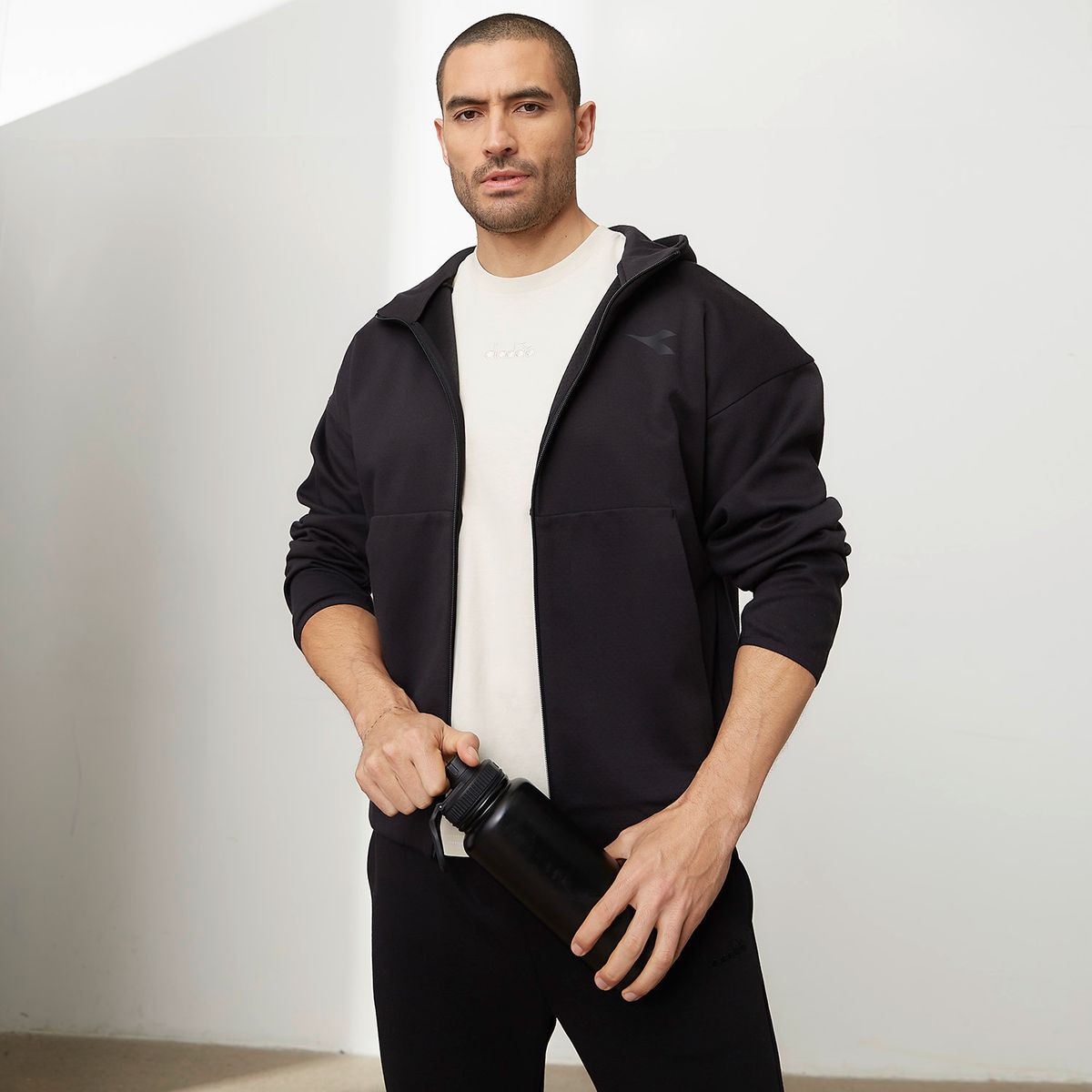 DIADORA - Polerón Full Zipper Hombre Diadora