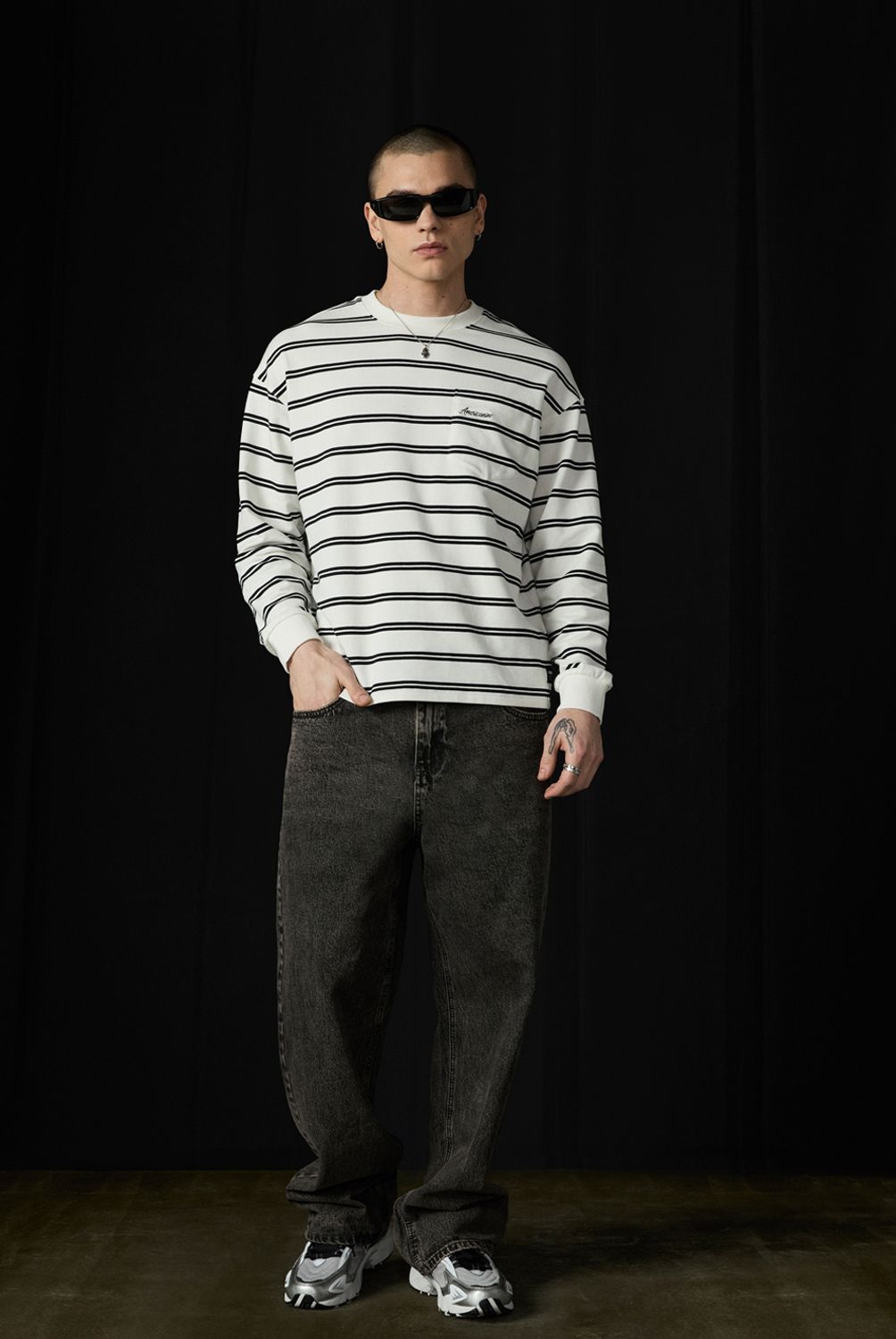 AMERICANINO - Polera Manga Larga Hombre Americanino