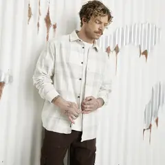 AMERICANINO - Camisa Casual Manga Larga Hombre