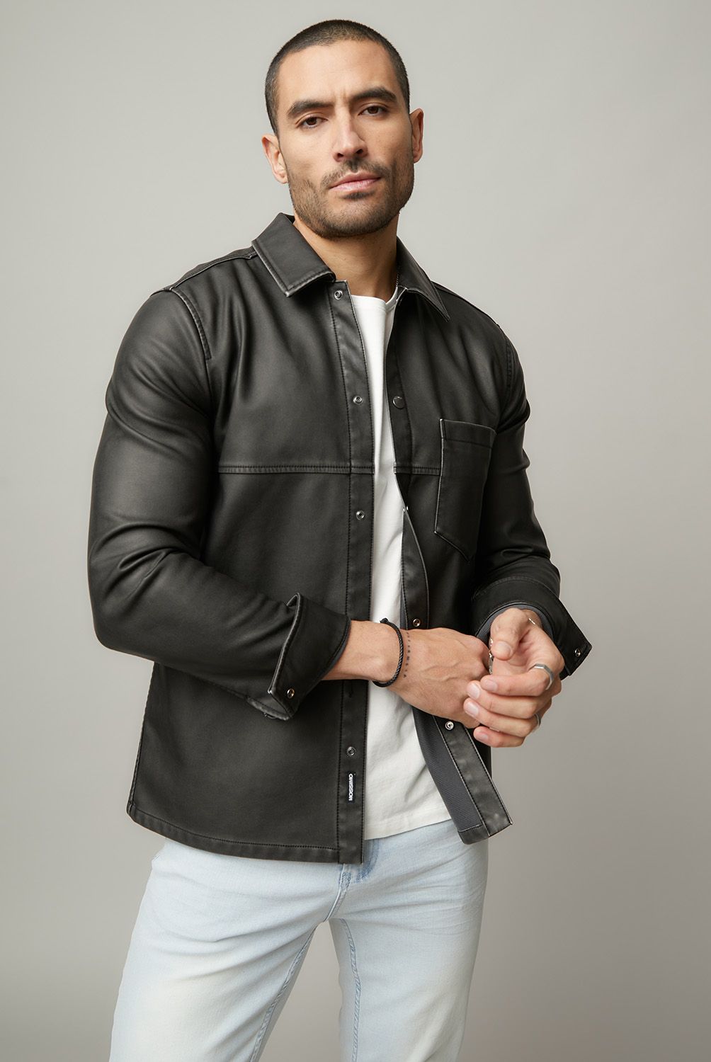 MOSSIMO - Camisa Casual Manga Larga Hombre Mossimo
