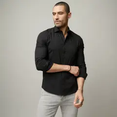 MOSSIMO - Camisa Manga Larga Hombre