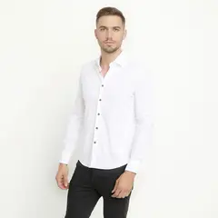 MOSSIMO - Camisa Manga Larga Hombre