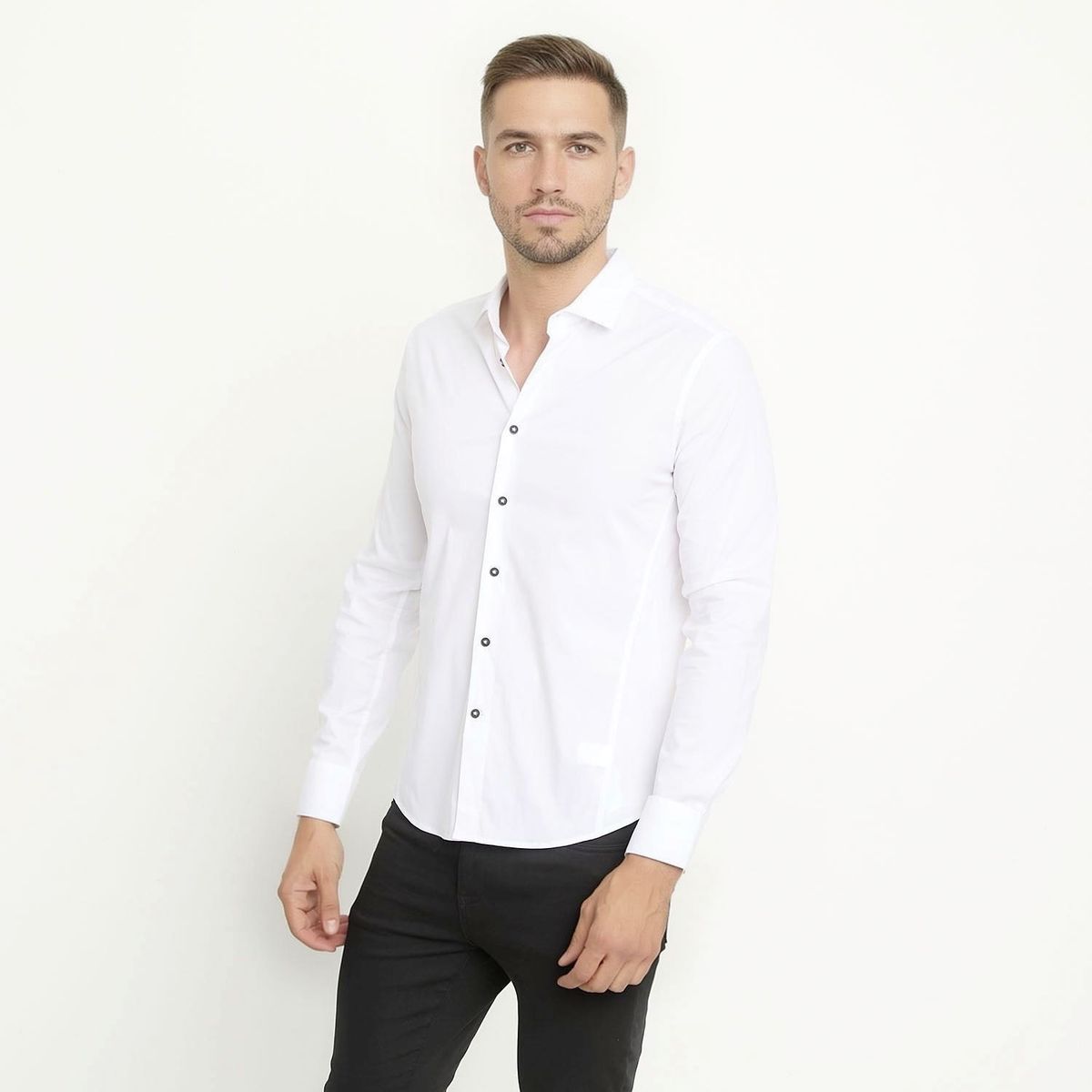 MOSSIMO - Camisa Manga Larga Hombre Mossimo
