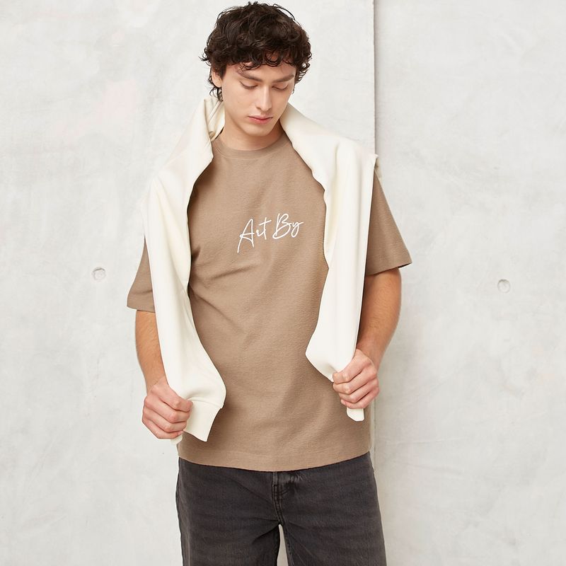 BEARCLIFF - Polera Manga Corta Algodón Hombre Bearcliff