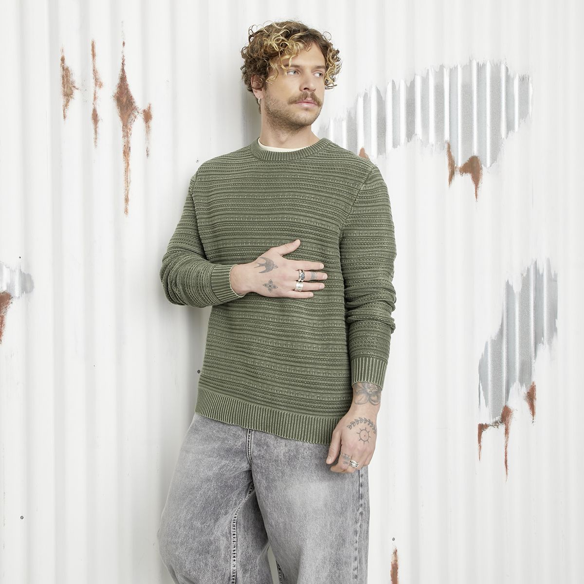 AMERICANINO - Sweater Manga Larga Hombre Americanino