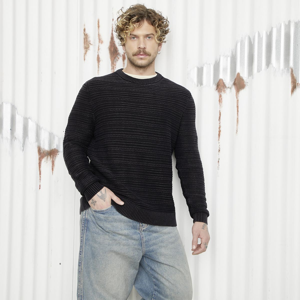 AMERICANINO - Sweater Manga Larga Hombre Americanino