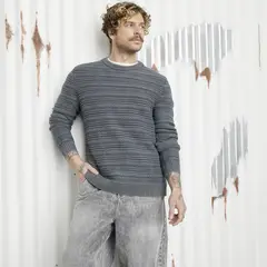 AMERICANINO - Sweater Manga Larga Hombre
