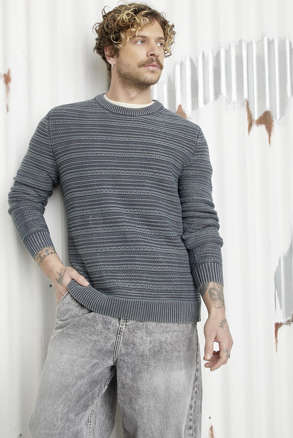 AMERICANINO - Sweater Manga Larga Hombre Americanino
