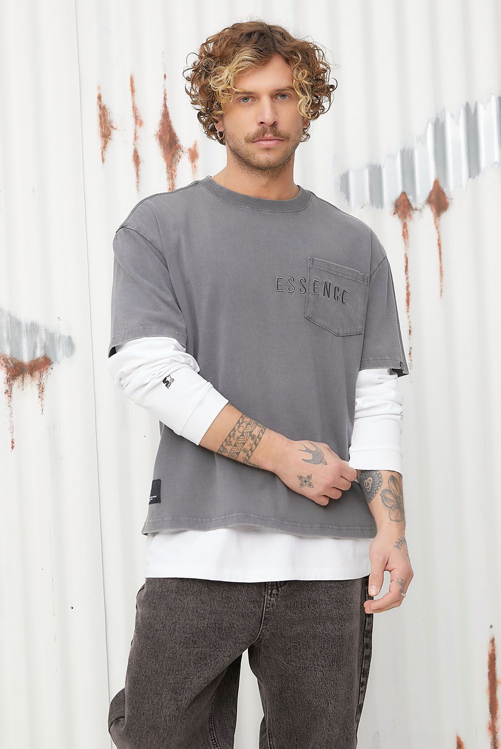 AMERICANINO - Polera Manga Corta Hombre Americanino