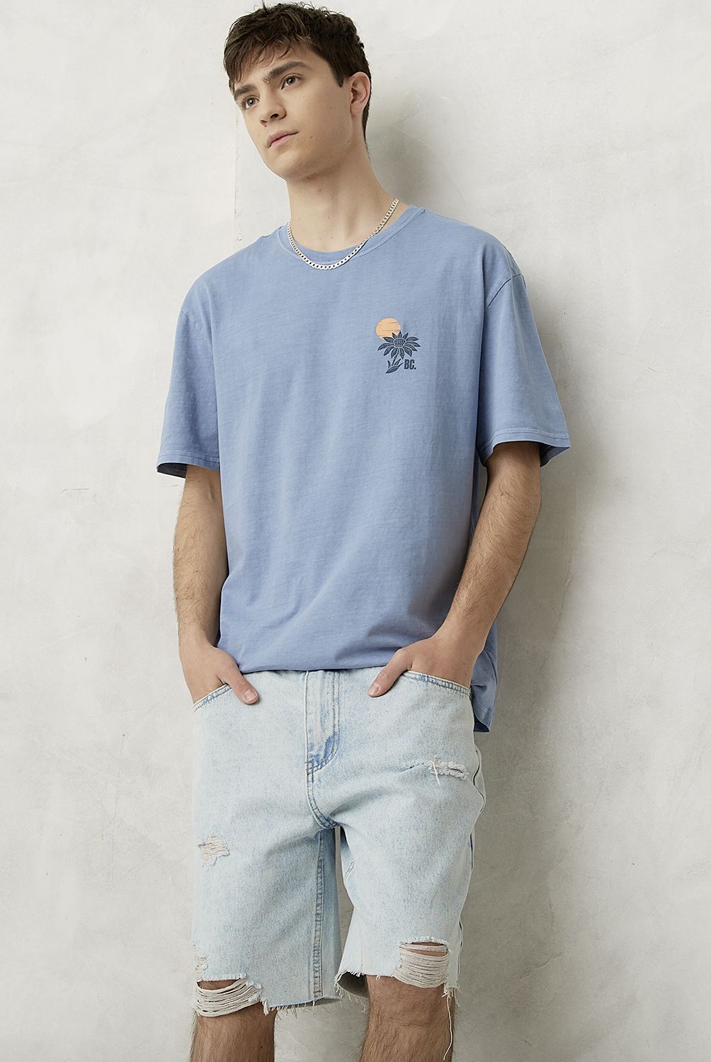 BEARCLIFF - Polera Manga Corta Algodón Hombre Bearcliff