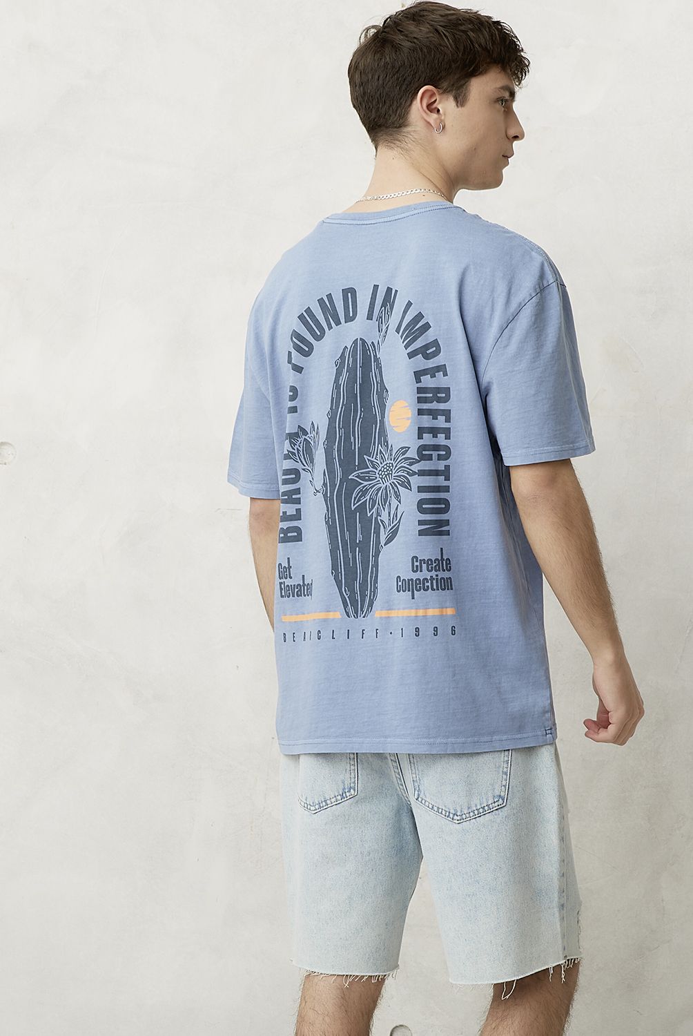 BEARCLIFF - Polera Manga Corta Algodón Hombre Bearcliff