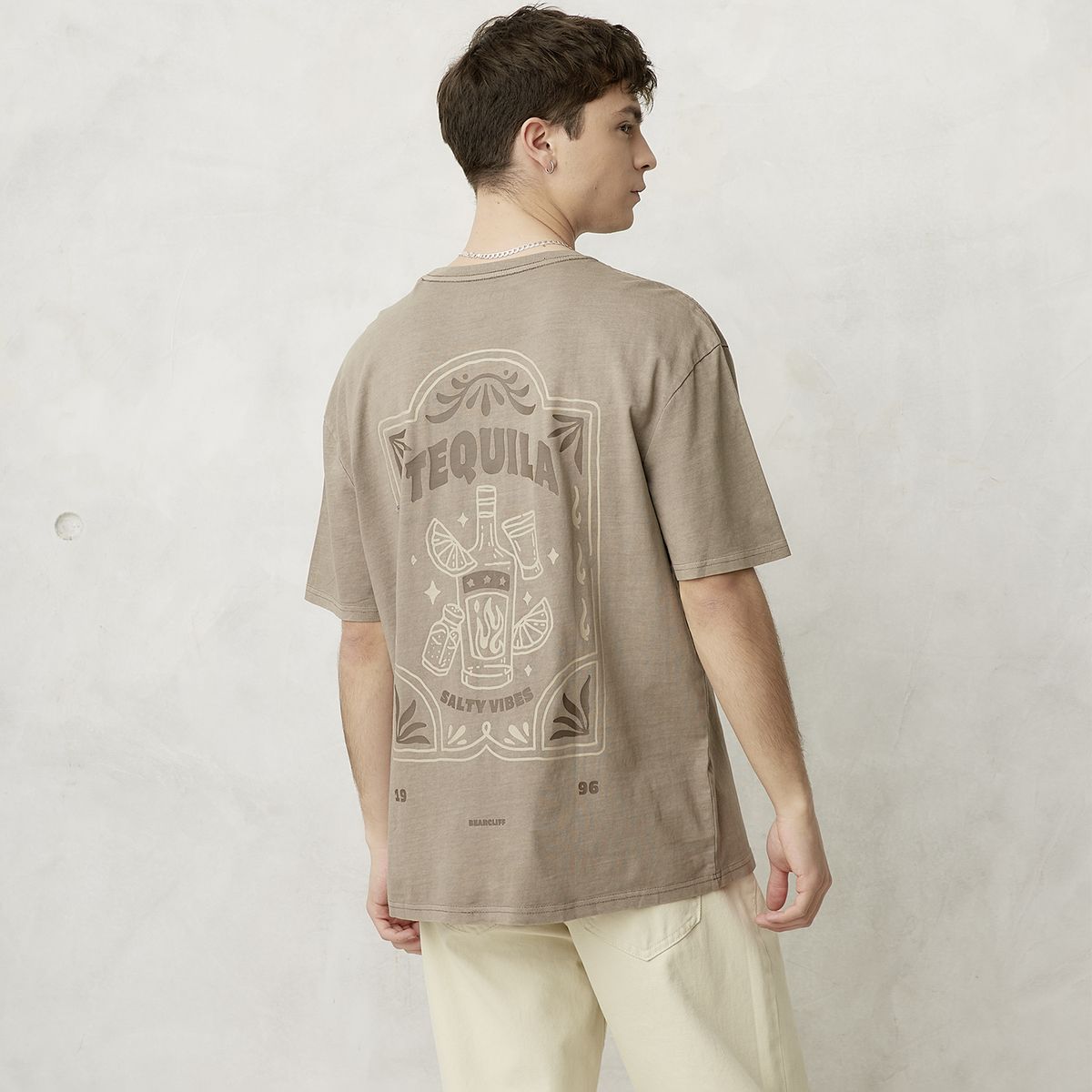 BEARCLIFF - Polera Manga Corta Algodón Hombre Bearcliff