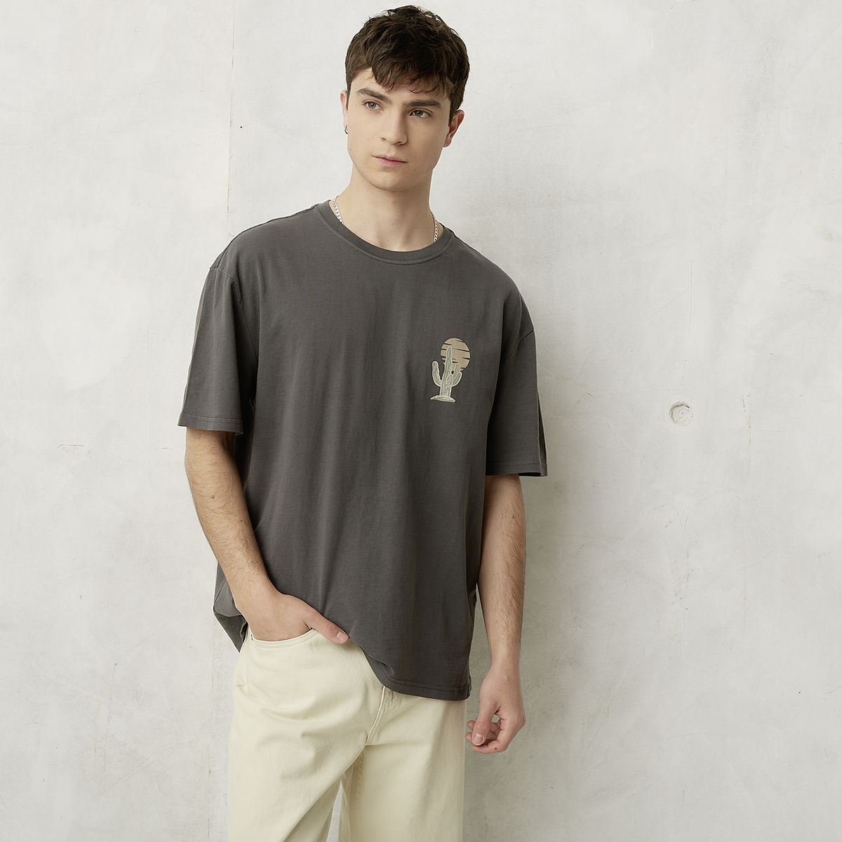 BEARCLIFF - Polera Manga Corta Algodón Hombre Bearcliff