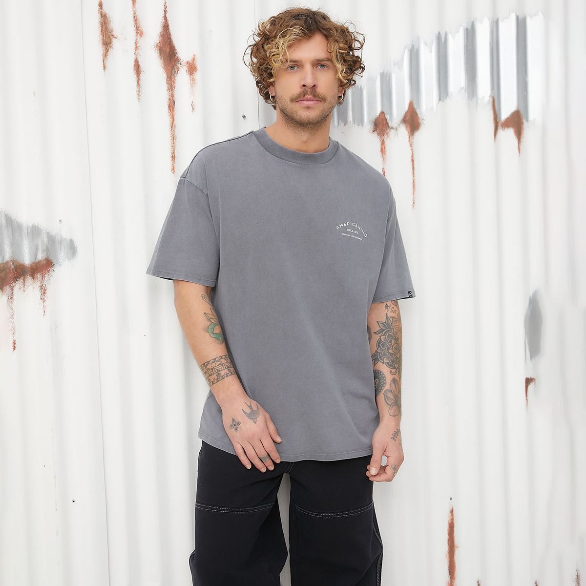 AMERICANINO - Polera Manga Corta Hombre Americanino