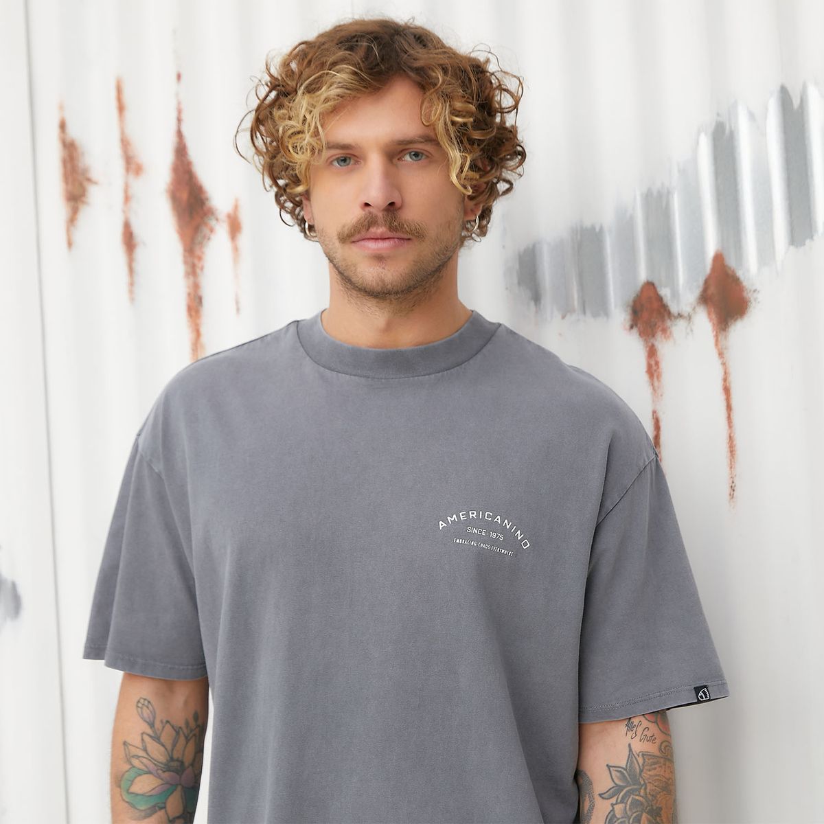 AMERICANINO - Polera Manga Corta Hombre Americanino