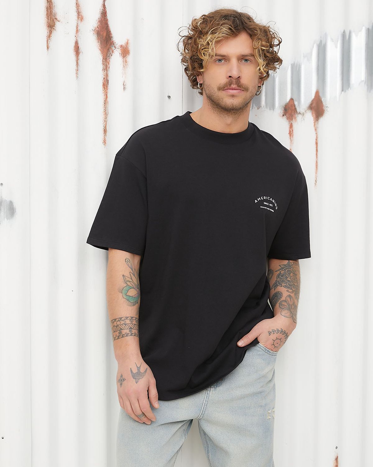 Polera Manga Corta Hombre Americanino Americanino Chile