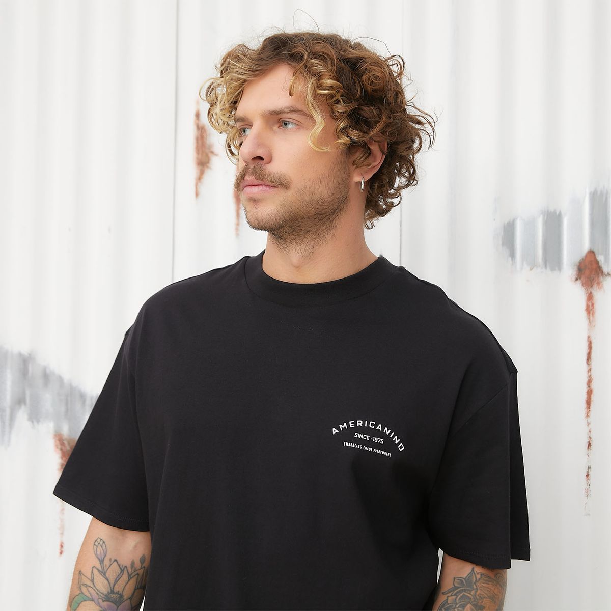 AMERICANINO - Polera Manga Corta Hombre Americanino