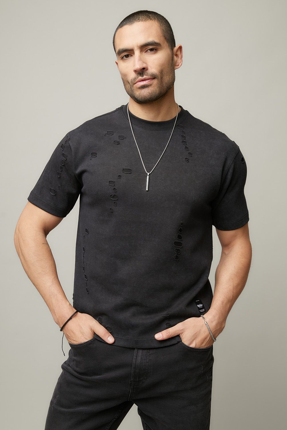MOSSIMO - Polera Manga Corta Algodón Hombre Mossimo