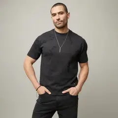 MOSSIMO - Polera Manga Corta Algodón Hombre