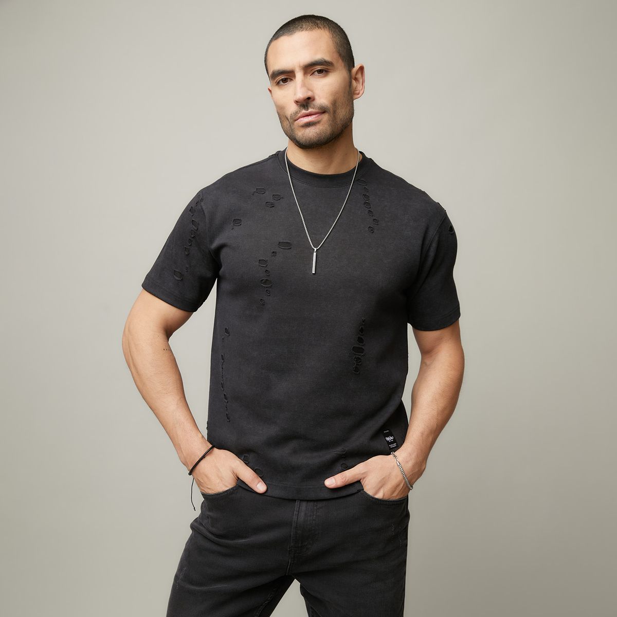 MOSSIMO - Polera Manga Corta Algodón Hombre Mossimo