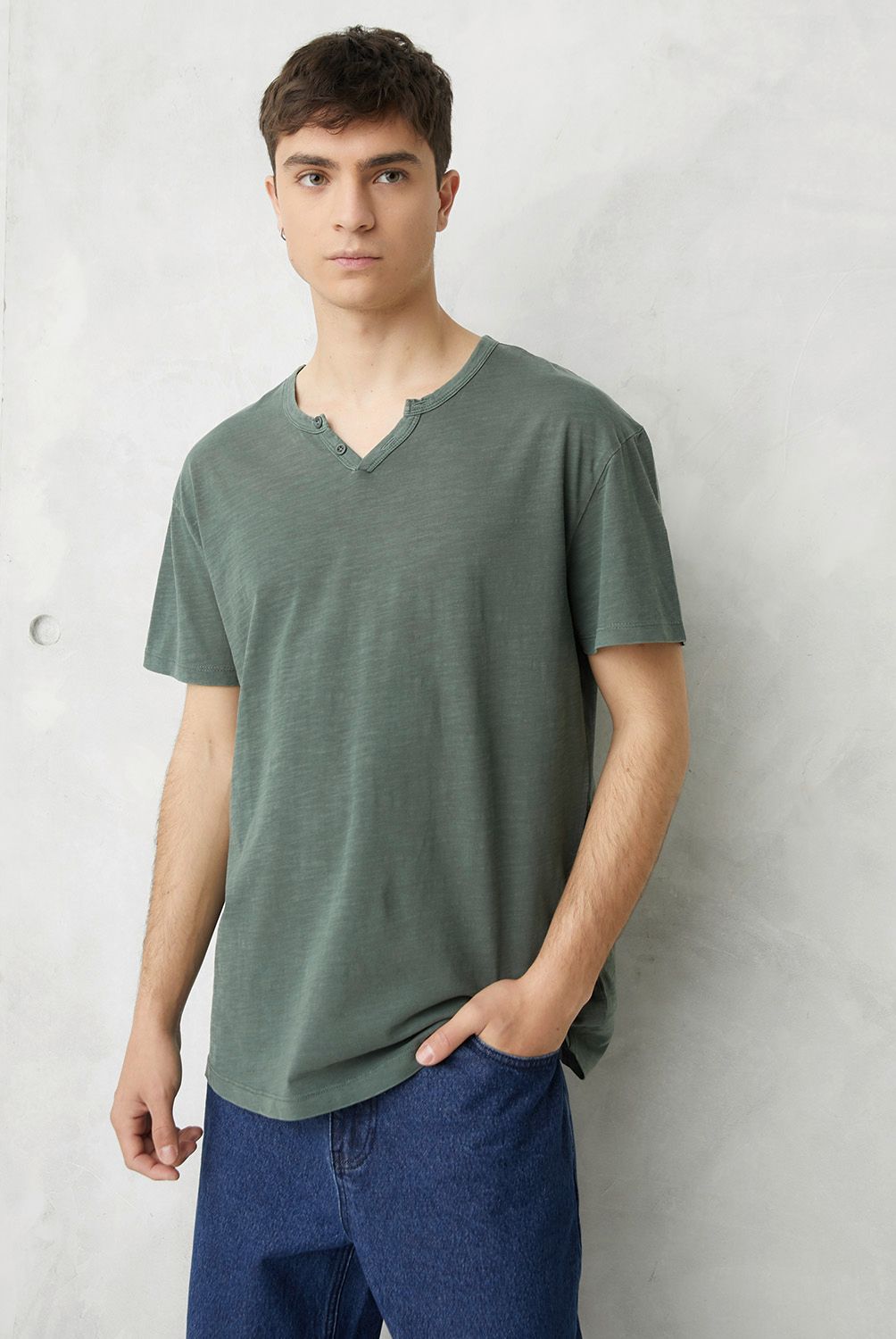 BEARCLIFF - Polera Manga Corta Algodón Hombre Bearcliff
