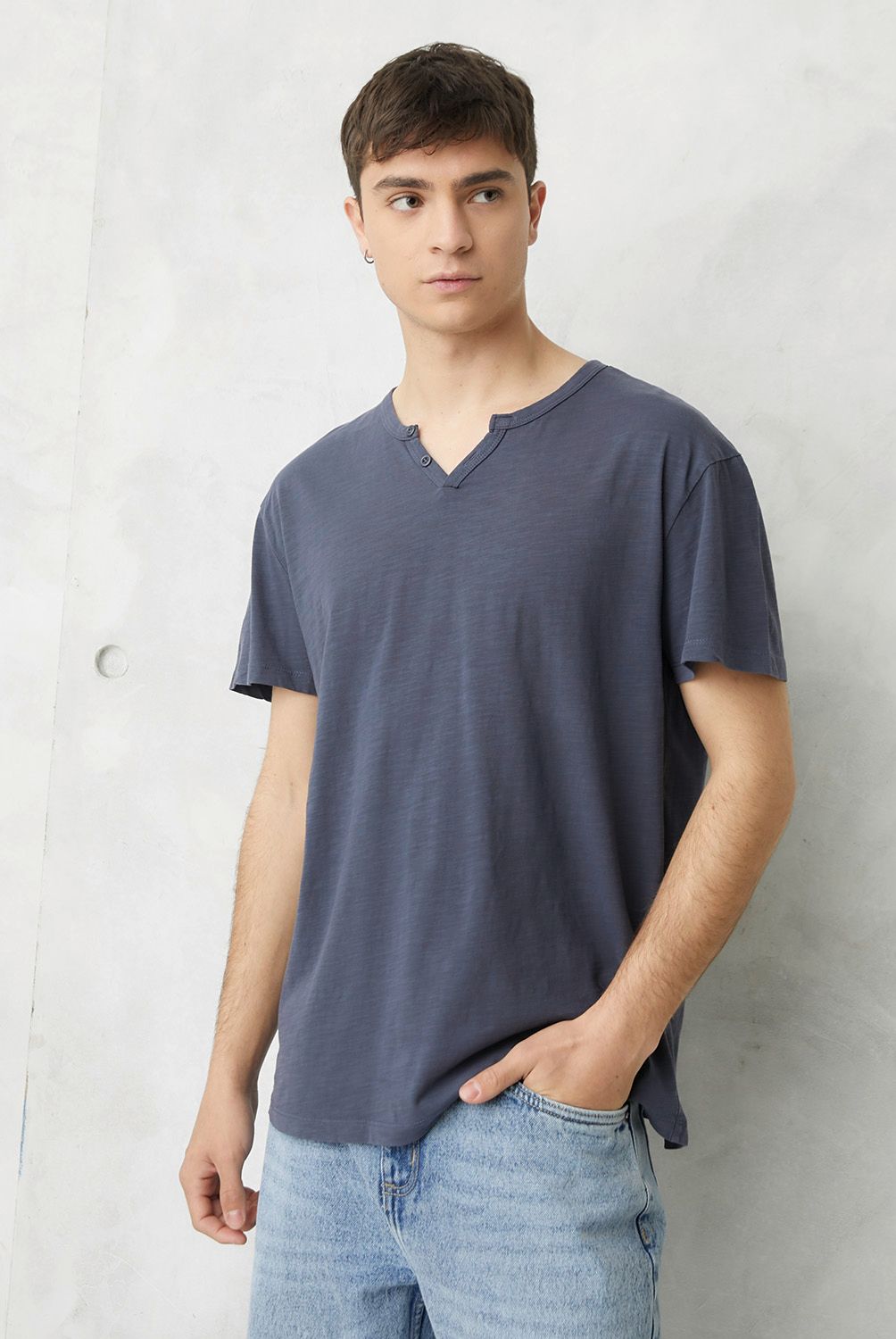 BEARCLIFF - Polera Manga Corta Algodón Hombre Bearcliff