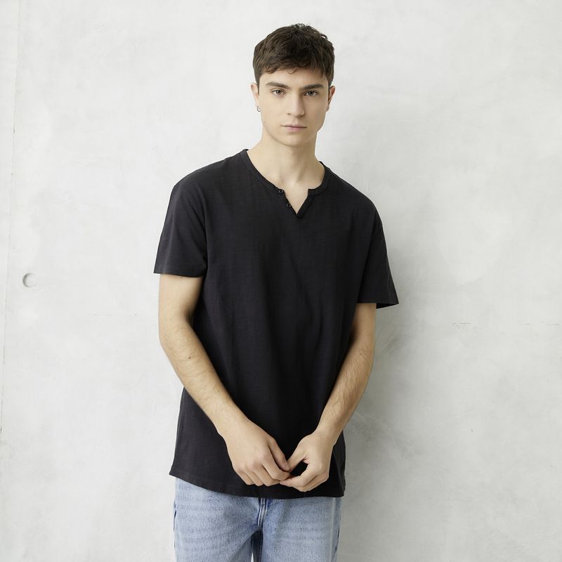 BEARCLIFF - Polera Manga Corta Algodón Hombre Bearcliff