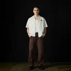 AMERICANINO - Camisa Casual Manga Corta Hombre