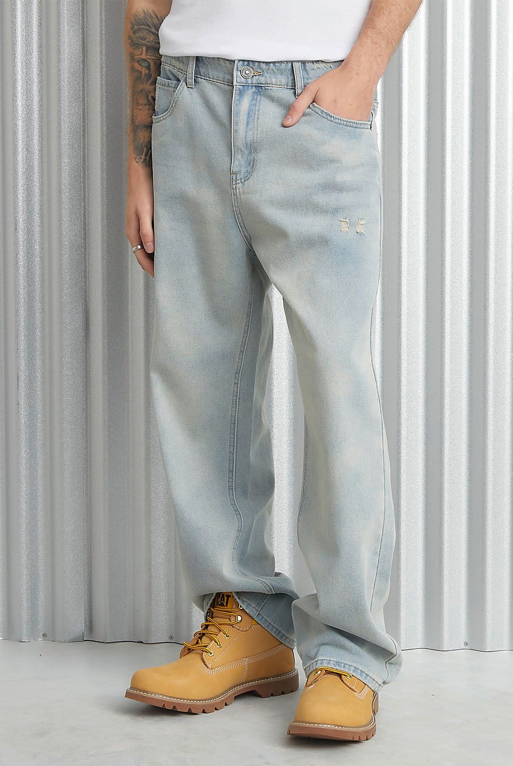 AMERICANINO - Jeans Baggy Fit Hombre Americanino